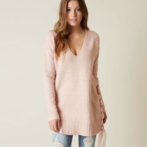 Free People Heart it laces sweater
